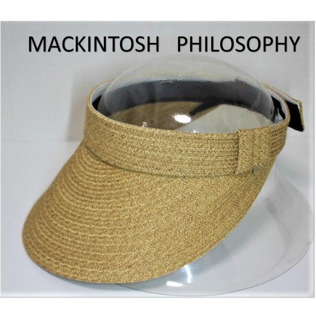 MACKINTOSH PHILOSOPHY(マッキントッシュフィロソフィー)の新品★マッキントッシュサンバイザー男女兼用 日焼け対策UVカット レディースの帽子(その他)の商品写真