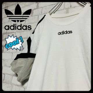 アディダス(adidas)の【80sヴィンテージ】adidas アディダス/ Tシャツ 万国タグ 刺繍ロゴ(Tシャツ/カットソー(半袖/袖なし))