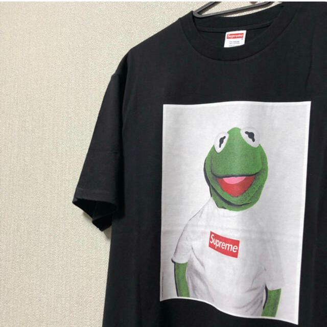 【美品】supreme カーミットTシャツ　ブラック　Lサイズ