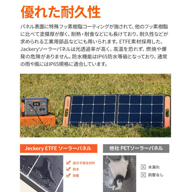 【新品未使用】Jackery SolarSaga 100 ソーラーパネル100W