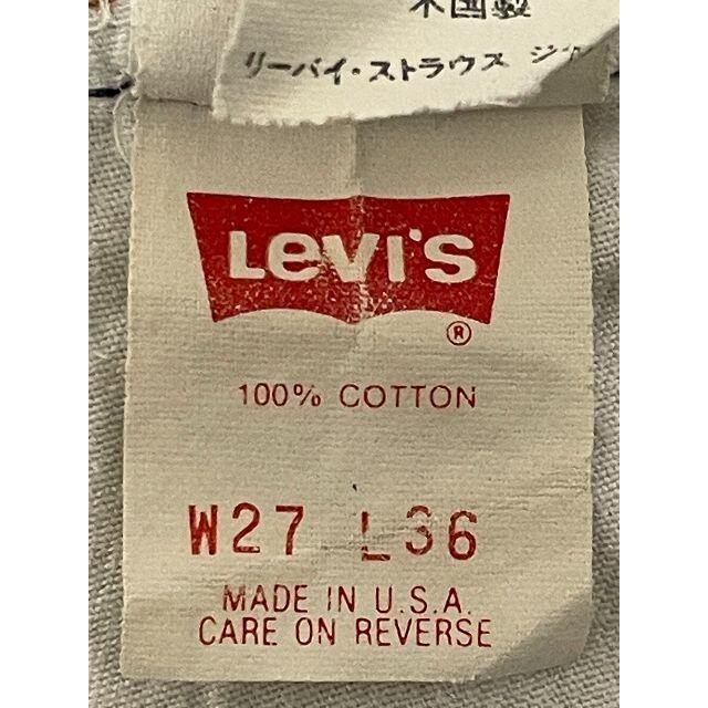 □ジーンズ《Levi's/リーバイス501xx 赤タブ》W27 L36 米国製□