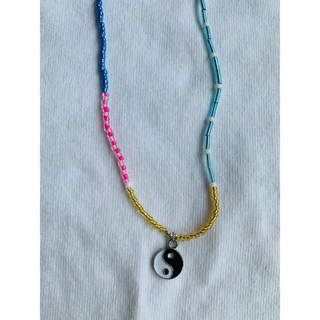 カスタネ(Kastane)のyin yang colorful necklace(ネックレス)