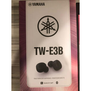 ヤマハ(ヤマハ)の【美品】YAMAHA Bluetooth イヤホン TW-E3B ブラック(ヘッドフォン/イヤフォン)