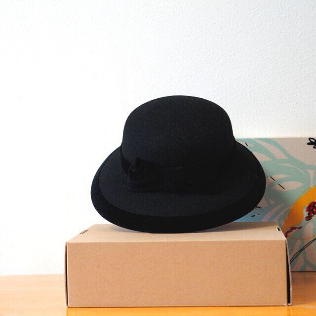 JaneMarple(ジェーンマープル)のCHIYODA お嬢様ウールハット レディースの帽子(麦わら帽子/ストローハット)の商品写真