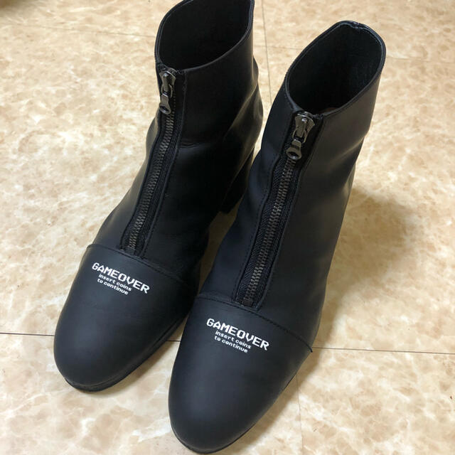 SHAREEF(シャリーフ)の【SHAREEF】 HEEL BOOTS ヒールブーツ　黒 メンズの靴/シューズ(ブーツ)の商品写真