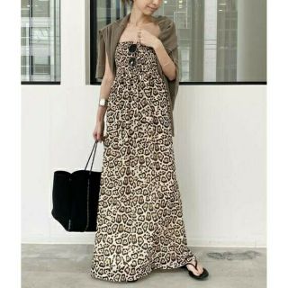 アパルトモンドゥーズィエムクラス(L'Appartement DEUXIEME CLASSE)のLeopard Bare ワンピース(ロングワンピース/マキシワンピース)