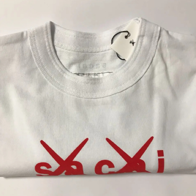 sacai x KAWS Flock Print T-Shirts  2