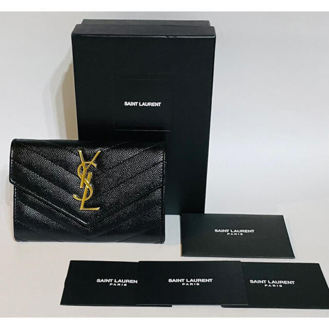 Saint Laurent(サンローラン)の【美品】SAINT LAURENT PARIS 414404 財布 コインケース レディースのファッション小物(財布)の商品写真