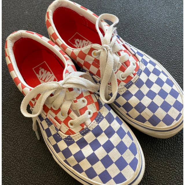 VANS(ヴァンズ)のvans キッズ　マルチカラーブロックチェックスニーカー キッズ/ベビー/マタニティのキッズ靴/シューズ(15cm~)(スニーカー)の商品写真