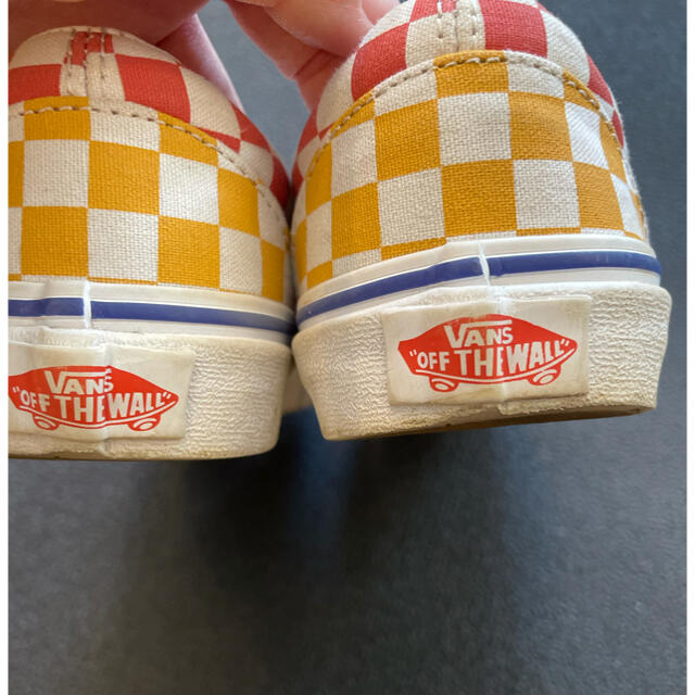 VANS(ヴァンズ)のvans キッズ　マルチカラーブロックチェックスニーカー キッズ/ベビー/マタニティのキッズ靴/シューズ(15cm~)(スニーカー)の商品写真