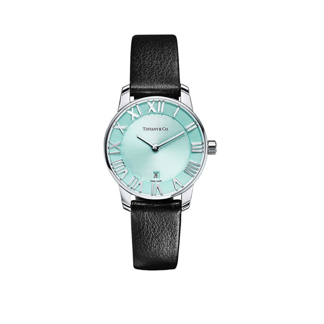 2022新発 Tiffany  Co. 2回着用のみ ティファニーアトラス時計 ティファニーブルー 腕時計 