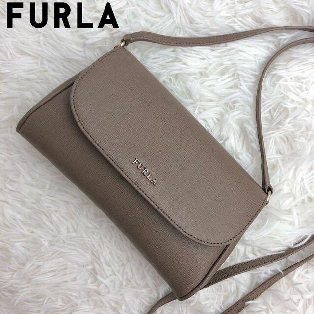 Furla(フルラ)の美品✨FURLA ショルダーバッグ レザー ブラウン sabbia レディースのバッグ(ショルダーバッグ)の商品写真