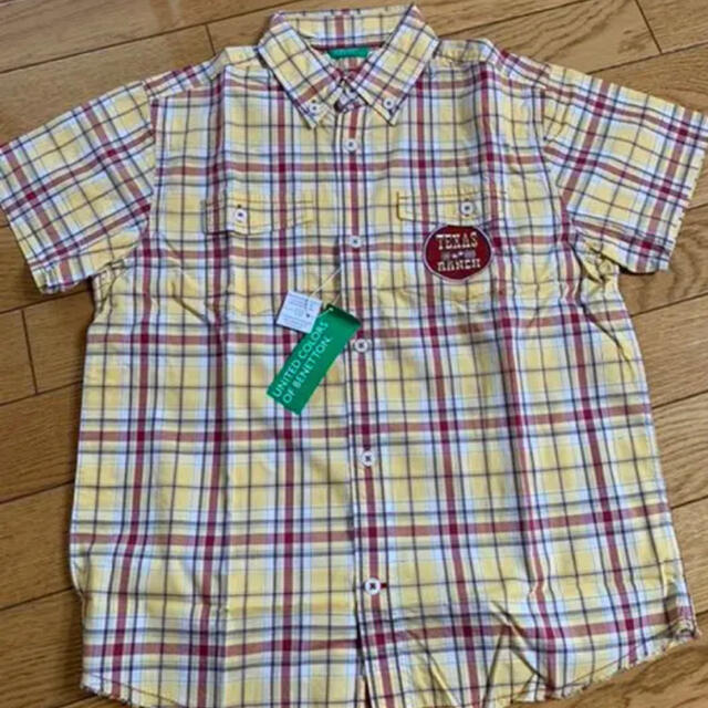 BENETTON(ベネトン)のベネトン⭐︎キッズ半袖シャツ⭐︎140 キッズ/ベビー/マタニティのキッズ服男の子用(90cm~)(Tシャツ/カットソー)の商品写真