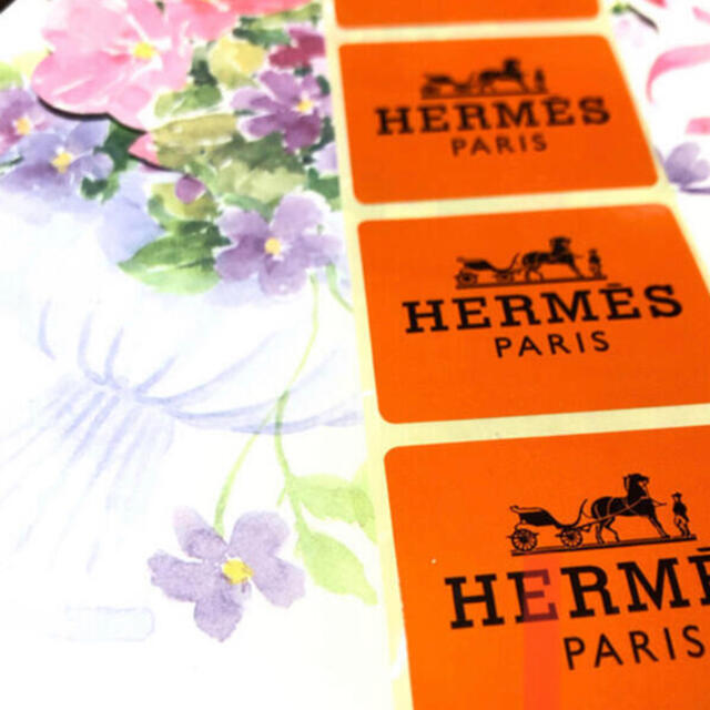 Hermes(エルメス)のエルメス　オレンジシール　新品未使用 ハンドメイドの文具/ステーショナリー(その他)の商品写真