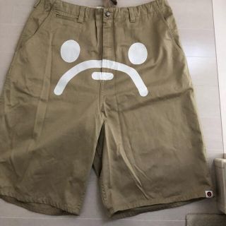 アベイシングエイプ(A BATHING APE)のApe  メンズ　短パン　L   ベージュ(ショートパンツ)