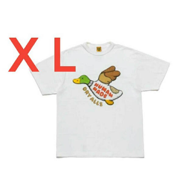 Supreme(シュプリーム)のヒューマンメイド HUMAN MADE カウズ KAWS Tシャツ 白 XL メンズのトップス(Tシャツ/カットソー(半袖/袖なし))の商品写真