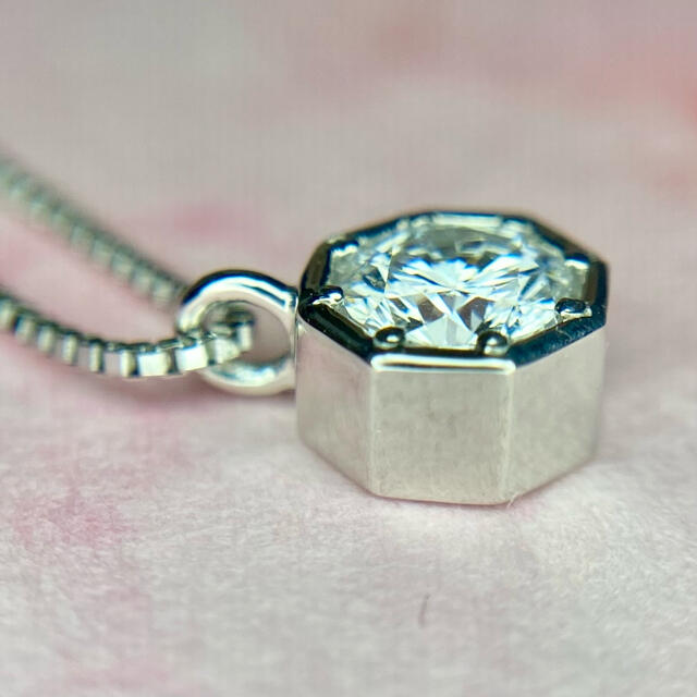 『専用です』天然ダイヤモンドネックレス 0.358ct D-SI1-EX PT レディースのアクセサリー(ネックレス)の商品写真