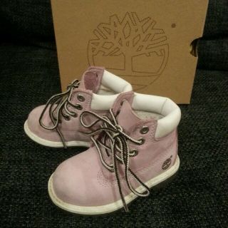 ティンバーランド(Timberland)のTimberland kids ブーツ ☆激レア ピンク (ブーツ)