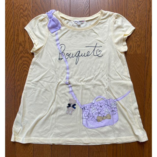 anyFAM(エニィファム)の黄色Tシャツ　サイズ140 キッズ/ベビー/マタニティのキッズ服女の子用(90cm~)(Tシャツ/カットソー)の商品写真