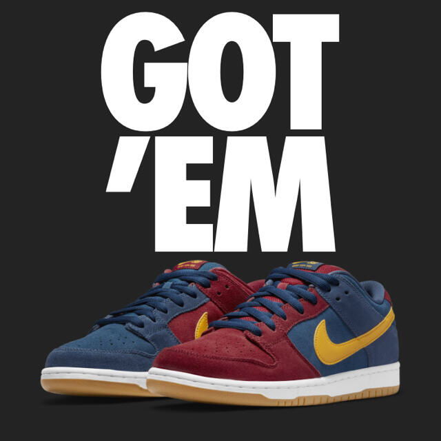 NIKE SB DUNK LOW "BARCELONA" 30CM