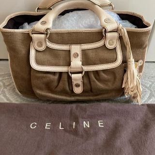 セリーヌ(celine)の【8月末売り切り】セリーヌCELINEキャンバスバッグ(ハンドバッグ)