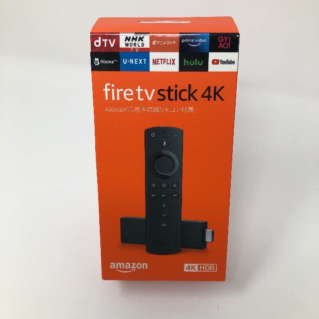 4K版 Amazon fire tv stick アレクサ対応 リモコン付属