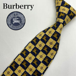 バーバリー(BURBERRY)の【希少】　Burberry  ネクタイ　ホースロゴ　総柄(ネクタイ)