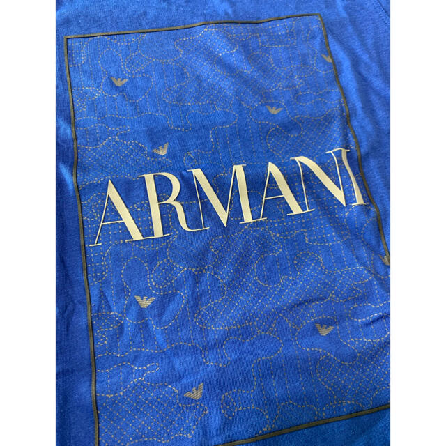 【新品】ARMANI アルマーニ ジュニア ロゴ入りTシャツ 106㎝ 2