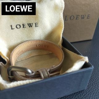 ロエベ(LOEWE)のLOEWE　ロエベ　レザー　ブレスレット(ブレスレット/バングル)