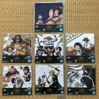 バンダイ(BANDAI)の一番くじ ワンピース Best of Omnibus H賞 メモリアル色紙セット(アニメ/ゲーム)