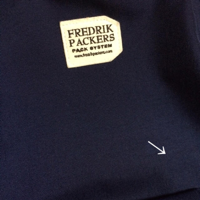FREAK'S STORE(フリークスストア)のFREDRIK PACKERS  500D DAY PACK / NAVY レディースのバッグ(リュック/バックパック)の商品写真