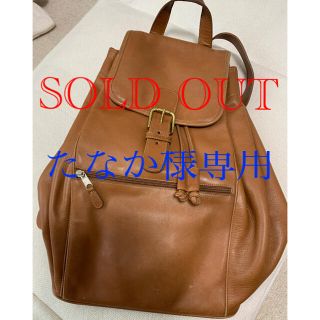 COACH - COACH 希少 オールドコーチ ブラウン レザーリュックの通販 by