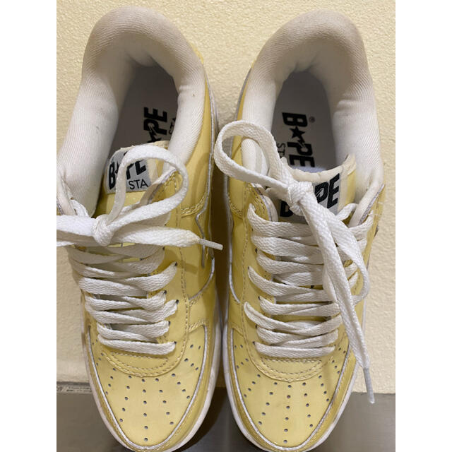 A BATHING APE(アベイシングエイプ)のAPE BAPESTA ラメ US6 新品 メンズの靴/シューズ(スニーカー)の商品写真