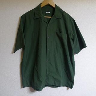 コモリ(COMOLI)のCOMOLI オープンカラーシャツ I01-02005 グリーン(シャツ)