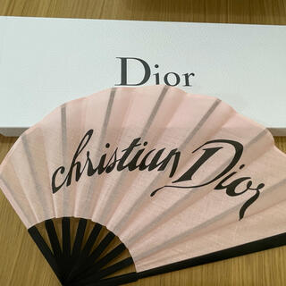 クリスチャンディオール(Christian Dior)のDior ミスディオール　扇子　ノベルティ　非売品ギフト(ノベルティグッズ)