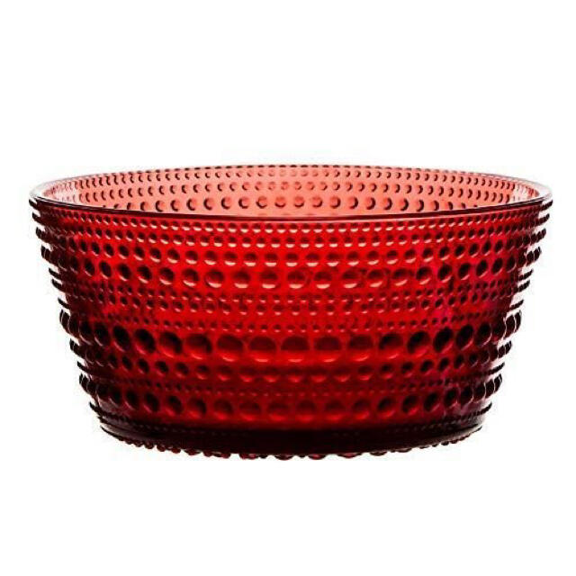 食器iittala Kastehelmi Bowl  レッド2個