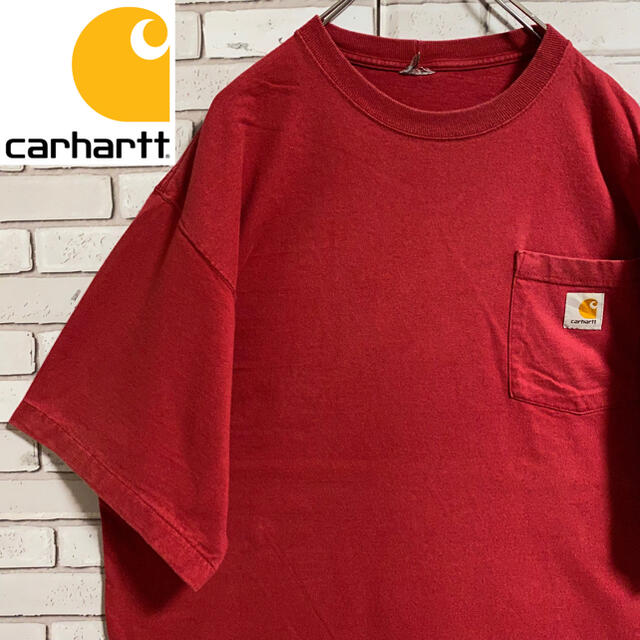 carhartt(カーハート)の90s 古着 カーハート ポケットT XL ロゴタグ ビッグシルエット ゆるだぼ メンズのトップス(Tシャツ/カットソー(半袖/袖なし))の商品写真