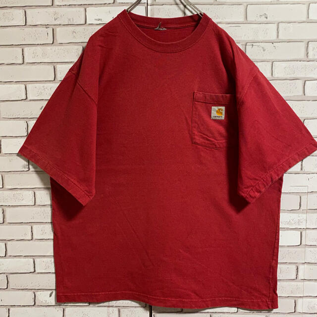 carhartt(カーハート)の90s 古着 カーハート ポケットT XL ロゴタグ ビッグシルエット ゆるだぼ メンズのトップス(Tシャツ/カットソー(半袖/袖なし))の商品写真