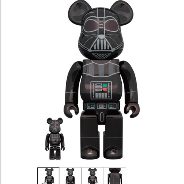 だくことが MEDICOM TOY - BE@RBRICK DARTH VADER Chrome 100％&400％の みでお