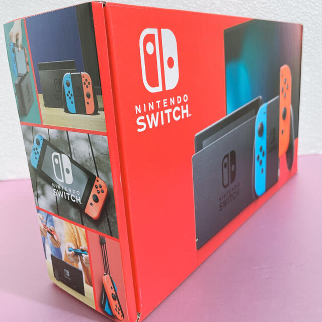 Nintendo Switch(ニンテンドースイッチ)の【新品•未開封】Nintendo Switch 本体／新モデル ★おまけ品付き★ エンタメ/ホビーのゲームソフト/ゲーム機本体(家庭用ゲーム機本体)の商品写真