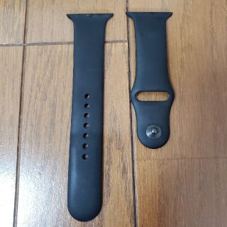 アップルウォッチ(Apple Watch)のApple Watch　バンド　ブラック(ラバーベルト)