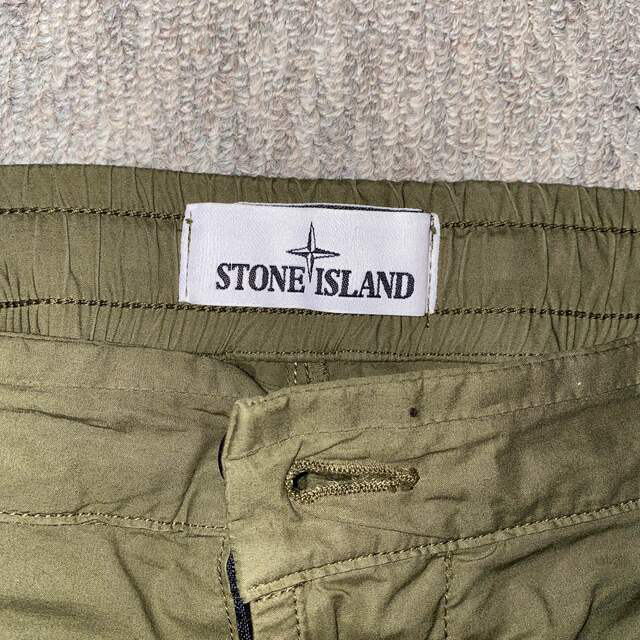 stone island カーゴパンツ　w33 オリーブ