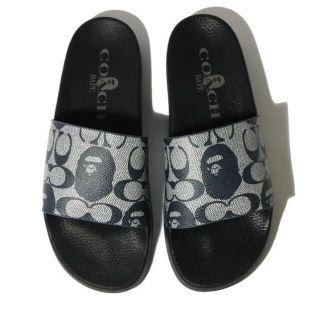 アベイシングエイプ(A BATHING APE)のBape X Coach Slide Sandals 27cm(サンダル)