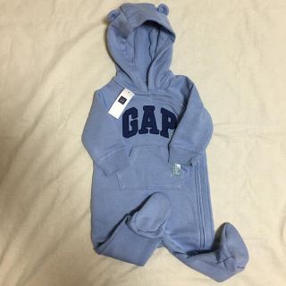 ベビーギャップ(babyGAP)の在庫処分SALE！【新品】65cm ベビーギャップ くま耳カバーオール アウター(カバーオール)