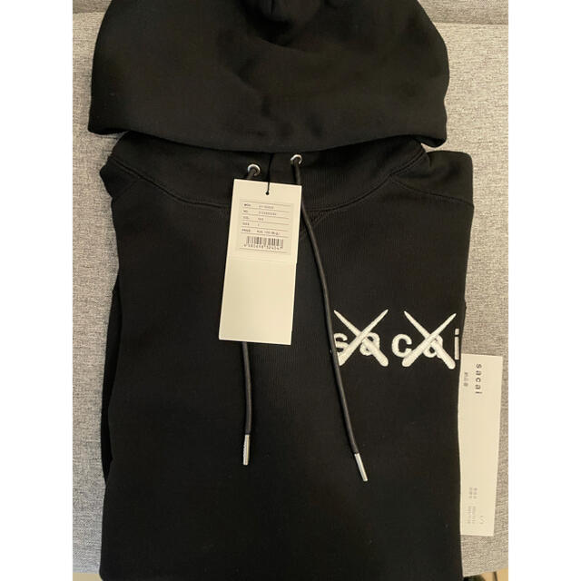 sacai kaws embroidery hoodie パーカー　サカイカウズ