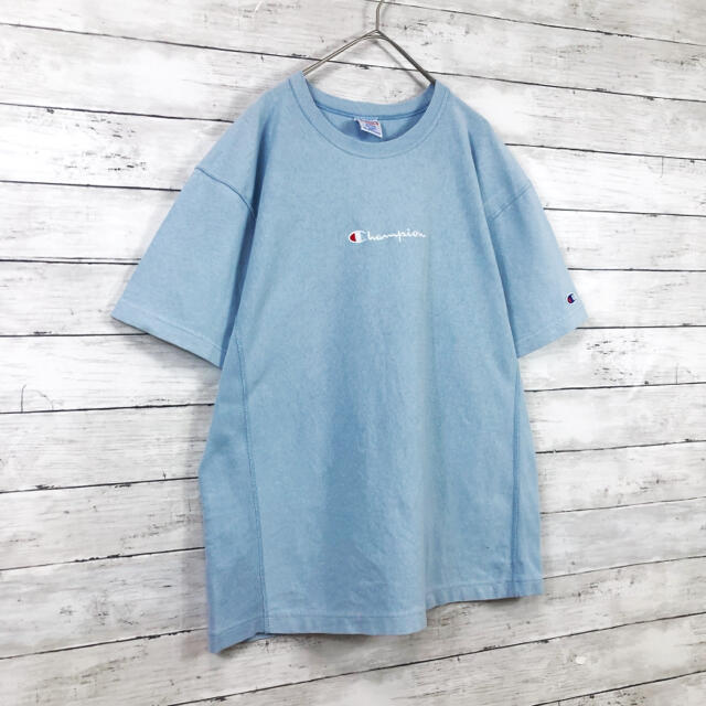 Champion(チャンピオン)の【90.s チャンピオンリバースウィーブ】フロントビックロゴ刺繍　Tシャツ メンズのトップス(Tシャツ/カットソー(半袖/袖なし))の商品写真