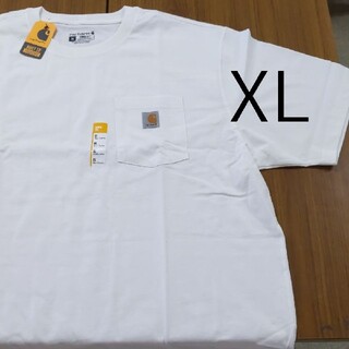 カーハート(carhartt)の新品 XL WH カーハート K87 Tシャツ ホワイト(Tシャツ/カットソー(半袖/袖なし))