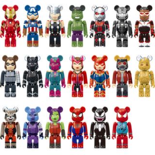 メディコムトイ(MEDICOM TOY)のベアブリック  MARVEL / Happyくじ 「BE@RBRICK」2021(アメコミ)