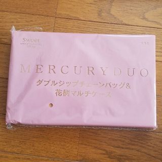 マーキュリーデュオ(MERCURYDUO)のマーキュリー　ダブルジップチェーンバッグ&花柄マルチケース(ショルダーバッグ)