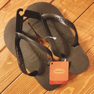 ハワイアナス(havaianas)のハワイアナス   ビーチサンダル　ブラック(ビーチサンダル)